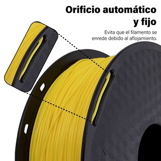 Foto 3 | Filamento para Impresora 3d eQual Carrete de 1 Kg color Amarillo