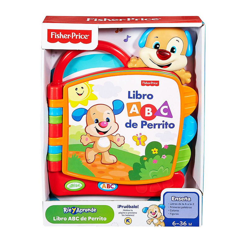 Foto 3 pulgar | Juguete Fisher Price Libro Abc  De Perrito