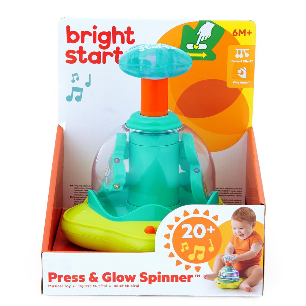 Foto 5 pulgar | Juguete Musical Press & Glow Spinner Bright Starts 10042