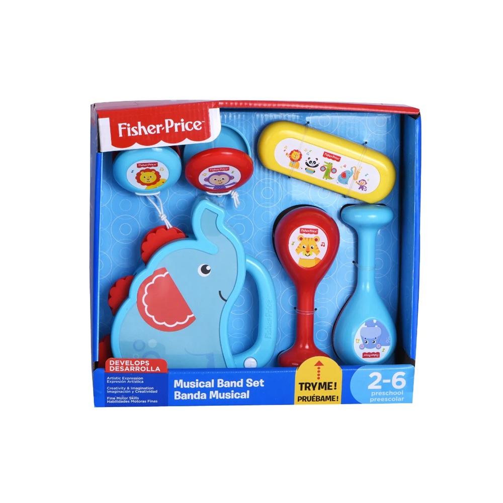 Foto 3 pulgar | Juego de Banda Musical Fisher Price Elefante