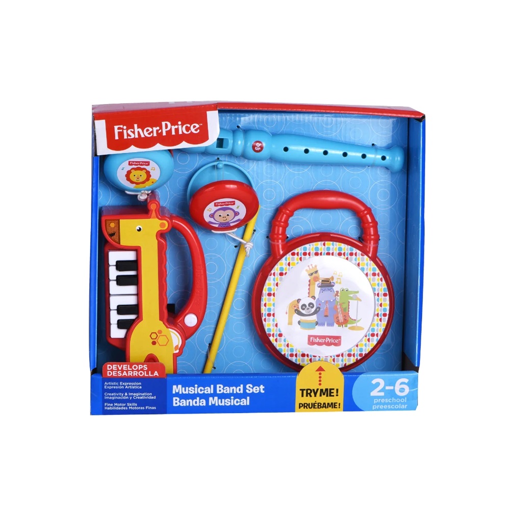 Foto 3 pulgar | Instrumentos Musicales Fisher Price para Bebé 6 Piezas