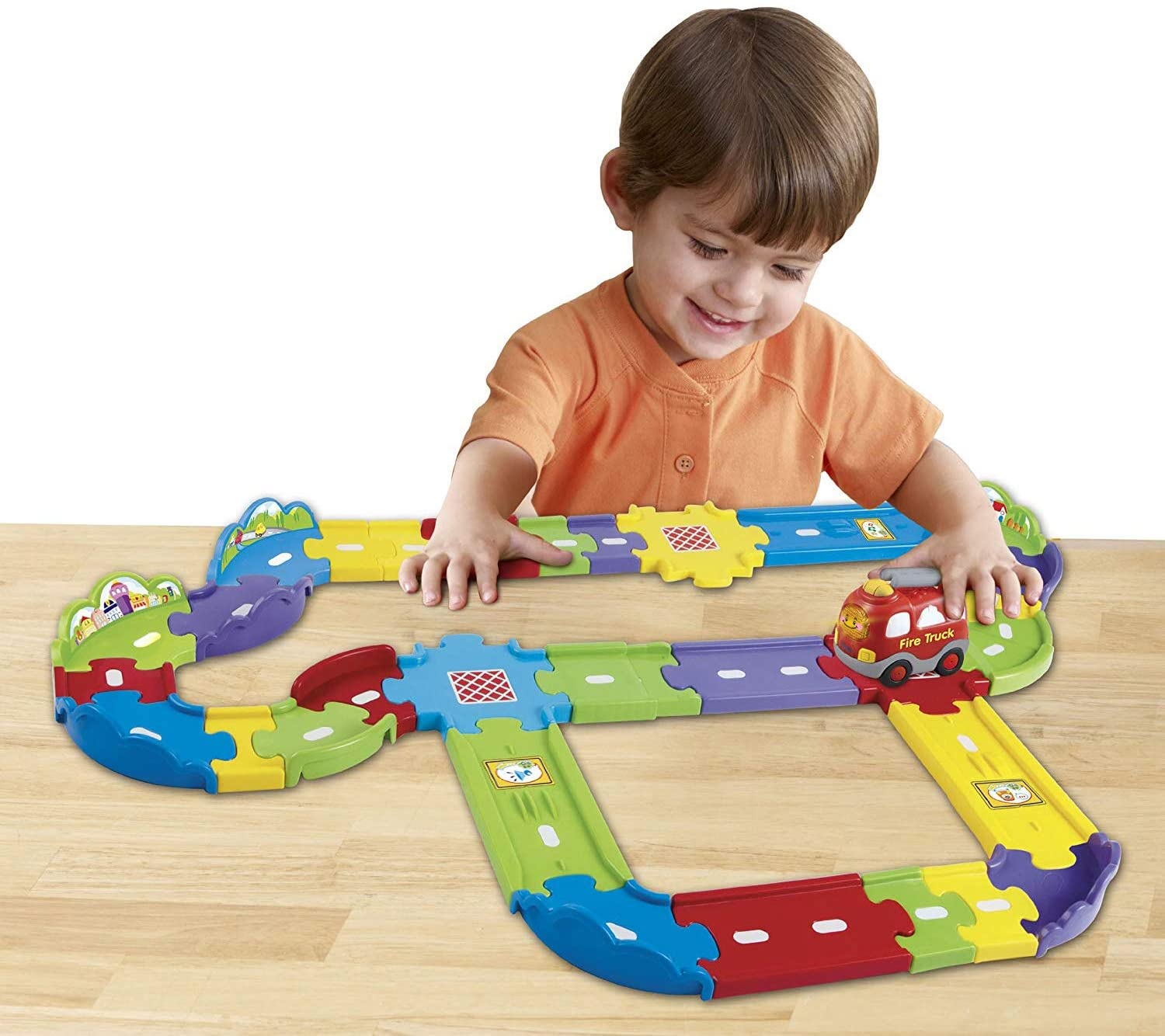 Foto 3 pulgar | Venta Internacional - ¡vtech Go! ¡ve! Smart Wheels Deluxe Track Playset