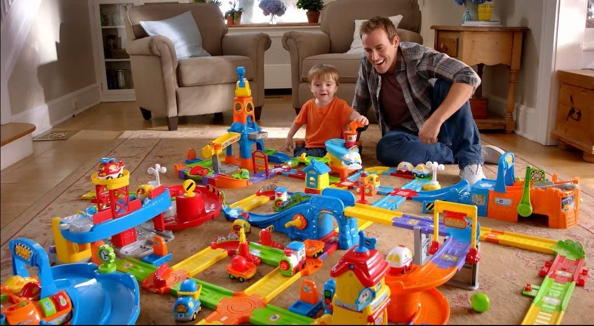 Foto 4 pulgar | Venta Internacional - ¡vtech Go! ¡ve! Smart Wheels Deluxe Track Playset