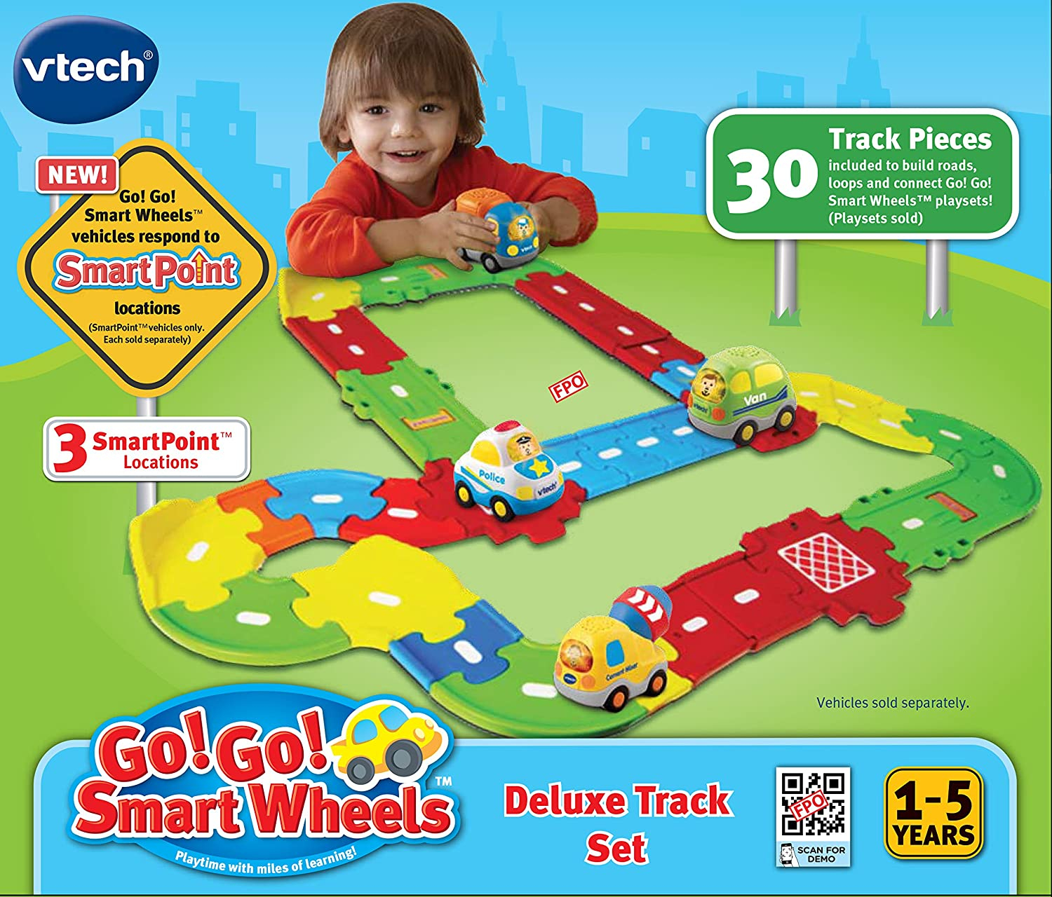 Foto 6 pulgar | Venta Internacional - ¡vtech Go! ¡ve! Smart Wheels Deluxe Track Playset