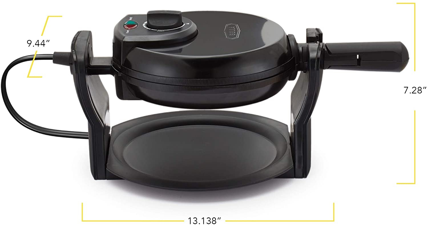 Foto 3 pulgar | Venta Internacional - Fabricante De Gofres Belga Rotativo Negro