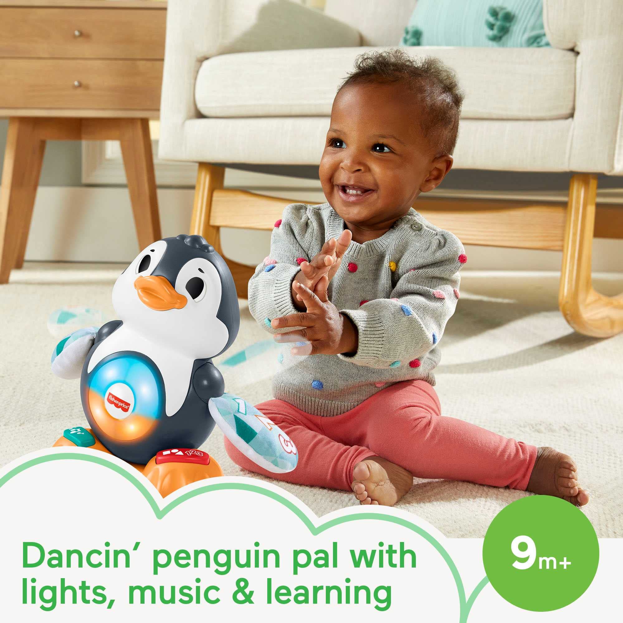 Foto 3 pulgar | Venta Internacional - Juguete Didáctico Fisher-price Linkimals Cool Beats Penguin