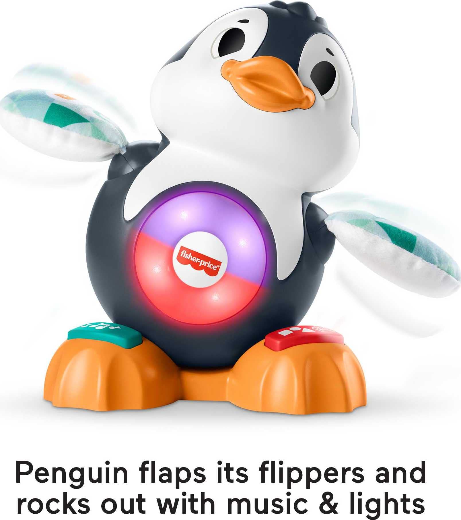 Foto 4 pulgar | Venta Internacional - Juguete Didáctico Fisher-price Linkimals Cool Beats Penguin