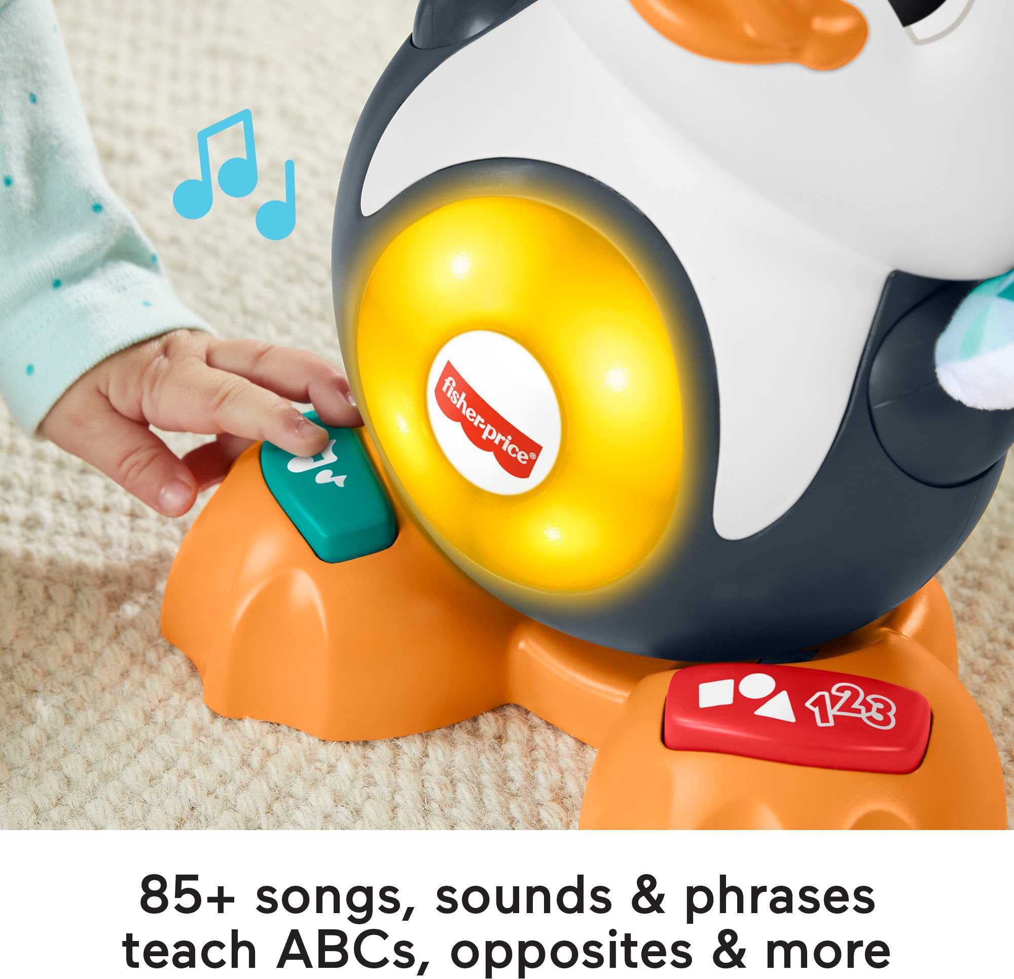 Foto 5 pulgar | Venta Internacional - Juguete Didáctico Fisher-price Linkimals Cool Beats Penguin