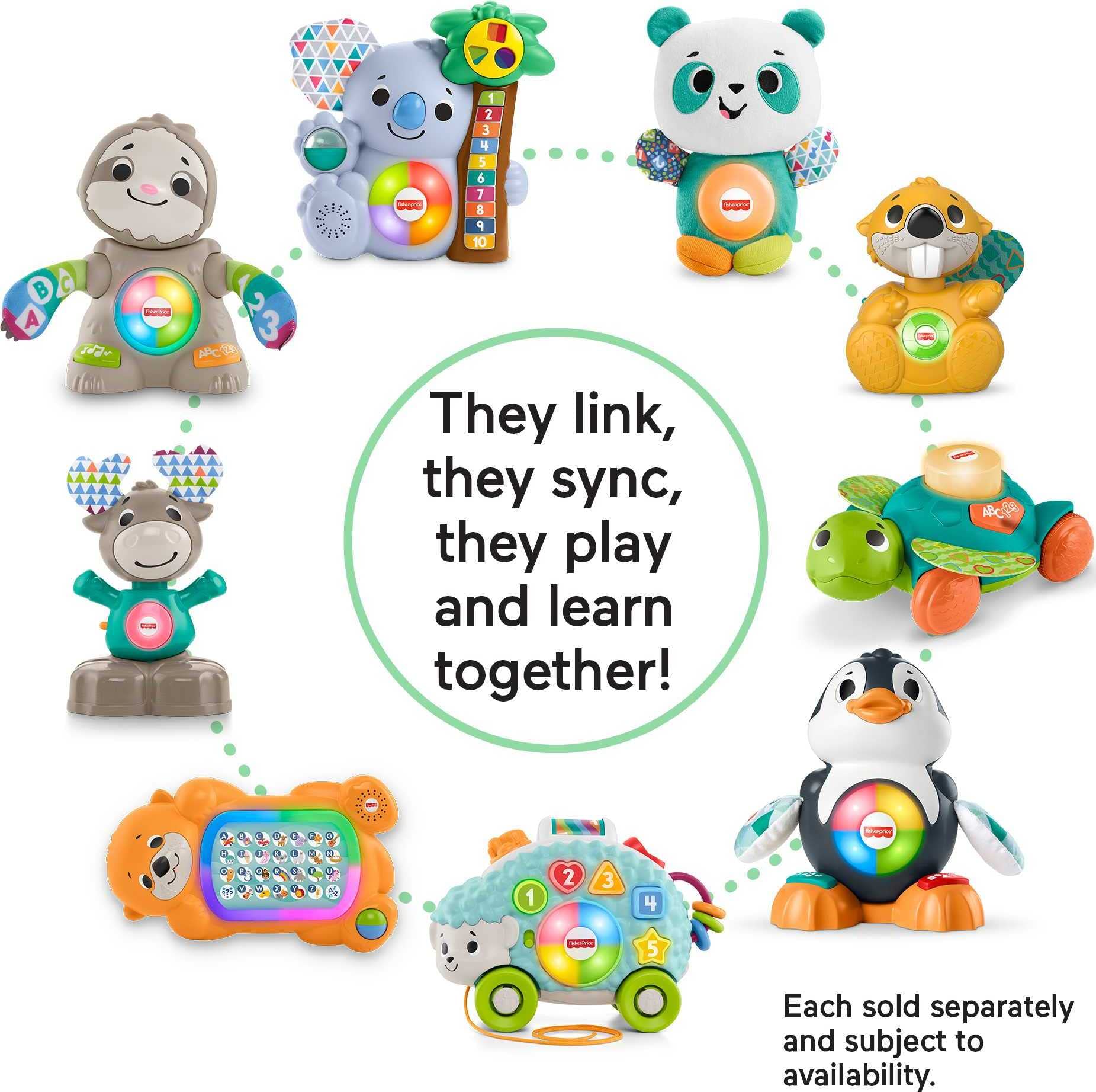 Foto 6 pulgar | Venta Internacional - Juguete Didáctico Fisher-price Linkimals Cool Beats Penguin
