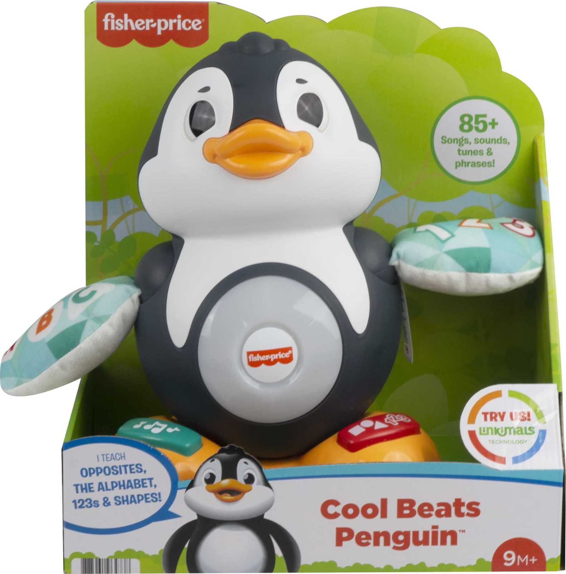 Foto 7 pulgar | Venta Internacional - Juguete Didáctico Fisher-price Linkimals Cool Beats Penguin