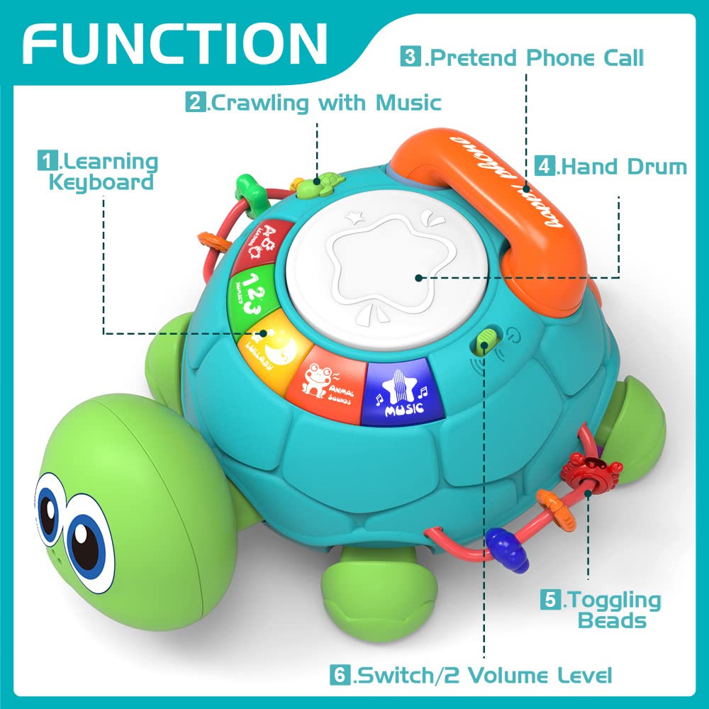 Foto 3 pulgar | Venta Internacional - Juguete Musical Para Bebés De 6 A 12 Meses Con Luz Y Sonido