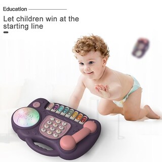 Foto 3 | Venta Internacional - Juguete Musical Baby Xilófono Baby X Con 10 Funciones De Aprendizaje