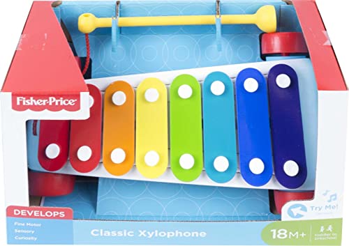 Foto 7 pulgar | Venta Internacional - Xilófono Clásico Pull Toy Fisher-price Pretend M Para Niños Pequeños