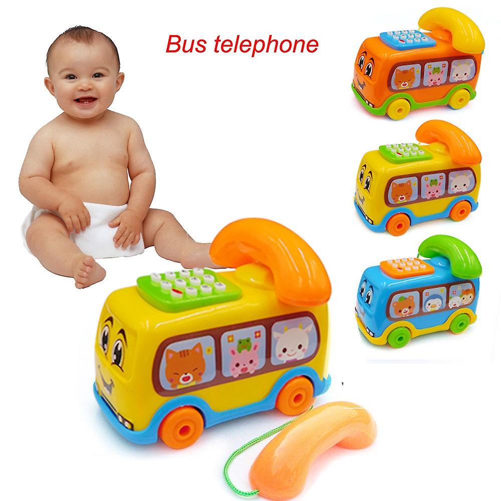 Foto 2 pulgar | Venta Internacional - Baby Toy Music Cartoon Bus Phone Educational 2017
