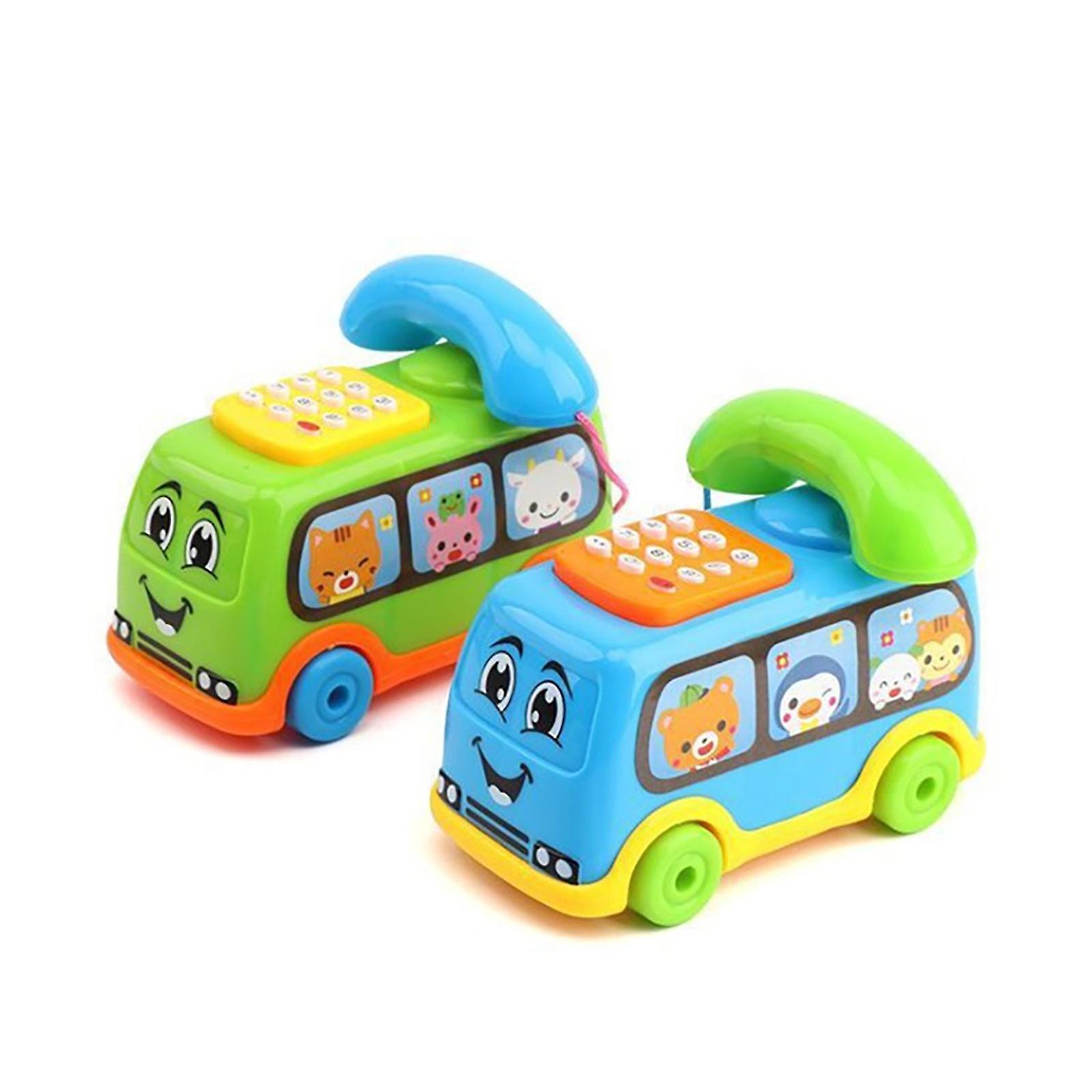 Foto 5 pulgar | Venta Internacional - Baby Toy Music Cartoon Bus Phone Educational 2017