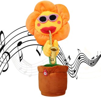 Foto 1 | Venta Internacional - Suave Juguete De Peluche Con Forma De Girasol Que Canta Y Baila