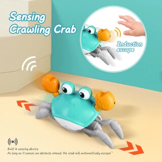 Foto 2 | Venta Internacional - Juguete Para Bebé Crawling Crab Dusja Dancing Walking With Music Green