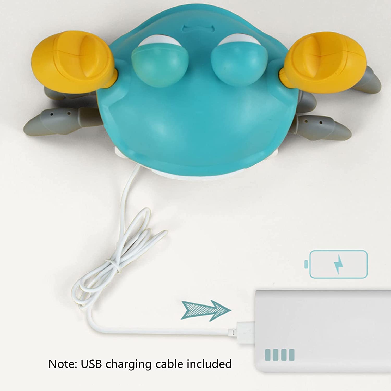 Foto 7 pulgar | Venta Internacional - Juguete Para Bebé Crawling Crab Dusja Dancing Walking With Music Green