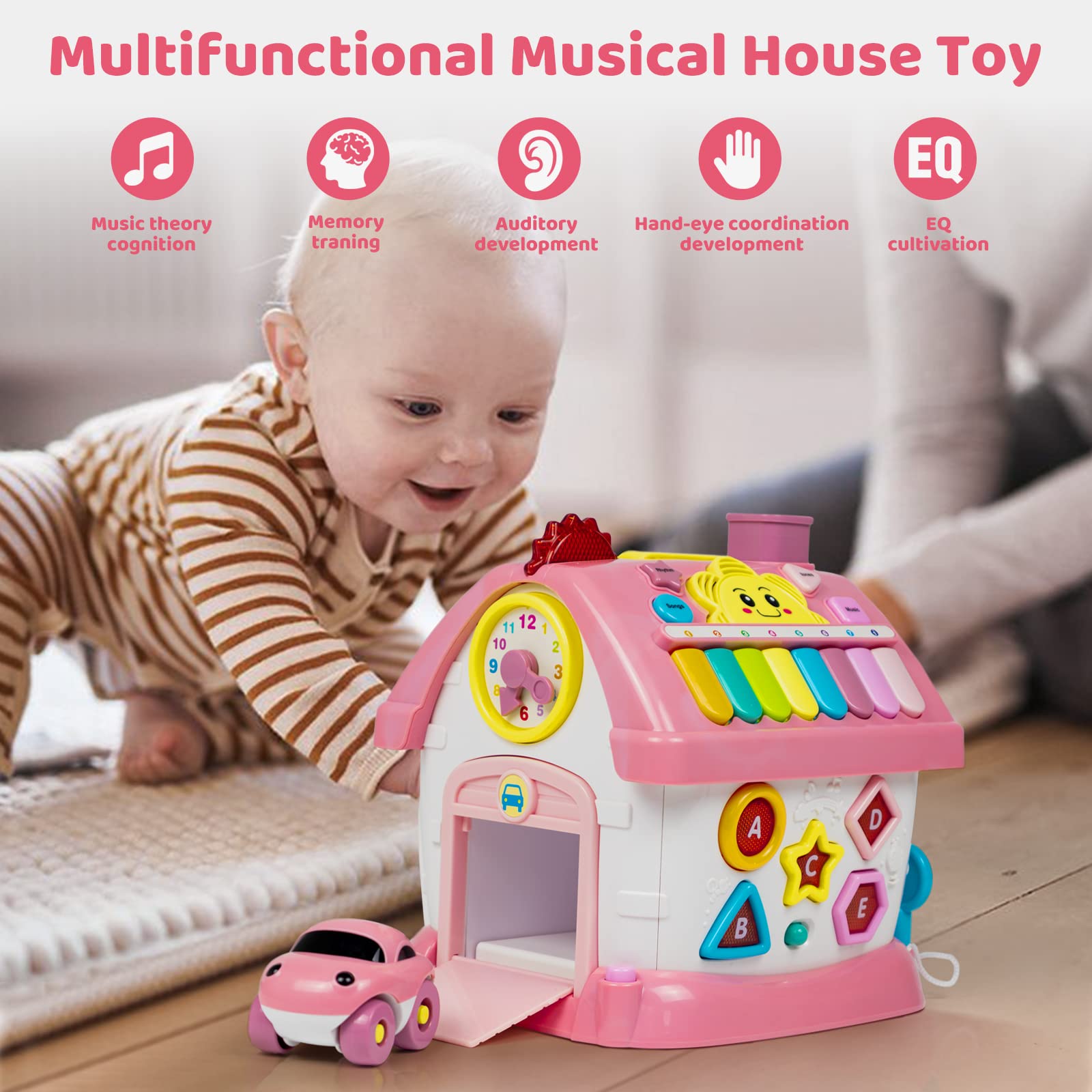 Foto 3 pulgar | Venta Internacional - Toy House Marstone Montessori Para Niños Mayores De 1 Año Con Sonido Y Luz