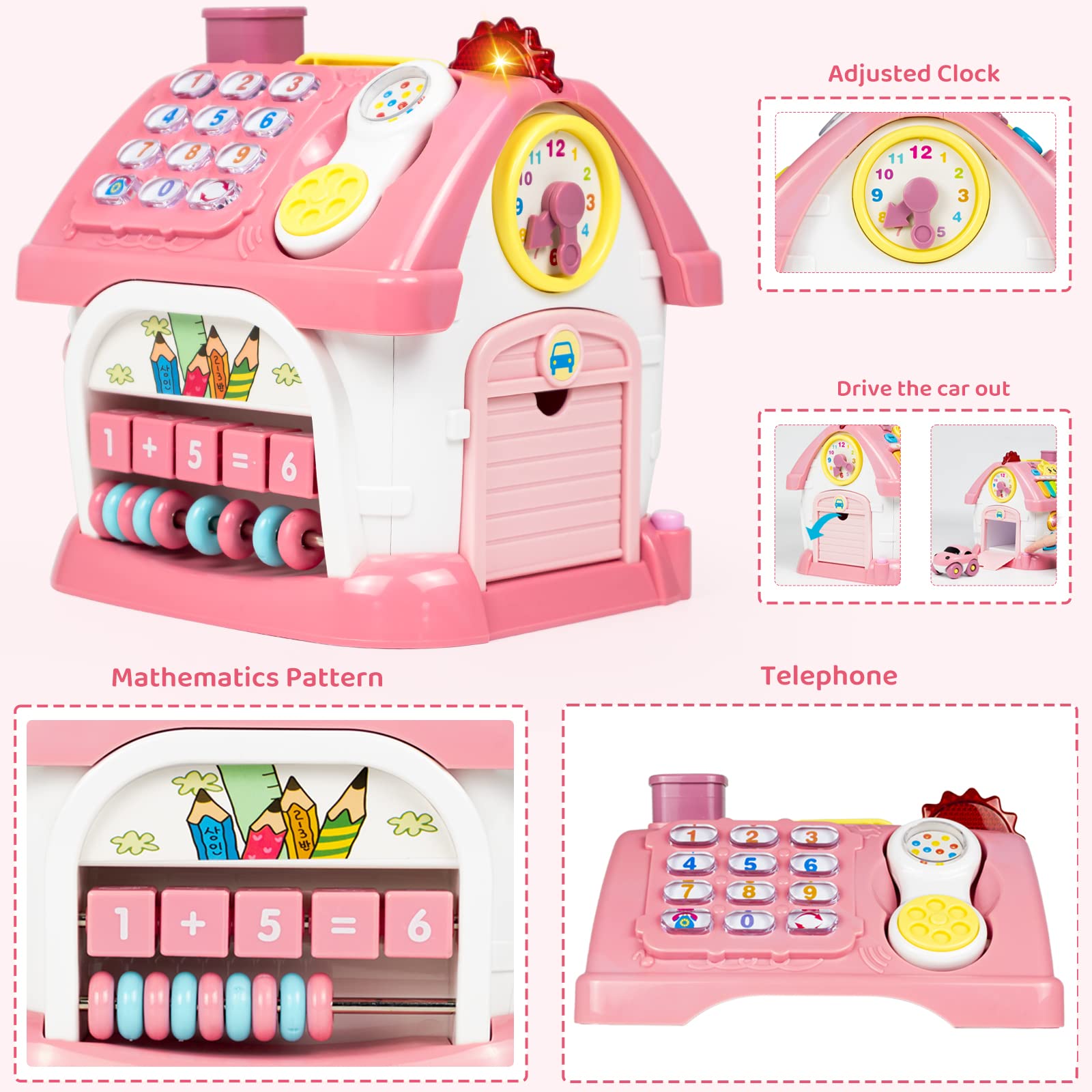 Foto 4 pulgar | Venta Internacional - Toy House Marstone Montessori Para Niños Mayores De 1 Año Con Sonido Y Luz