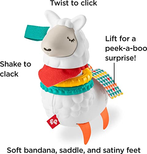 Foto 5 pulgar | Venta Internacional - Juguete De Actividad Fisher-price Click Clack Llama Para Bebé