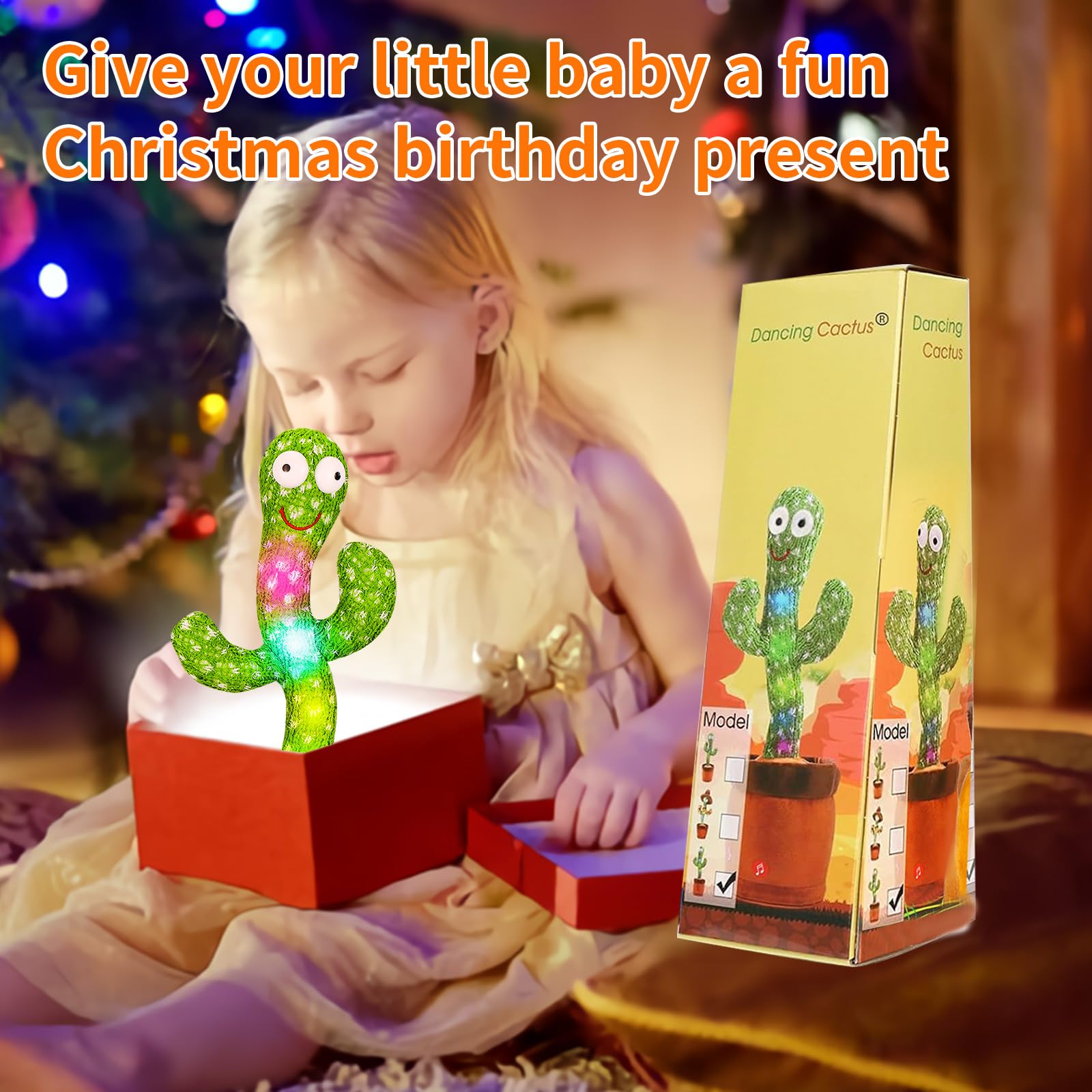 Foto 4 pulgar | Venta Internacional - Juguete Para Bebés Dancing Cactus Milegi Para 6 A 12 Meses Con Sound & Li