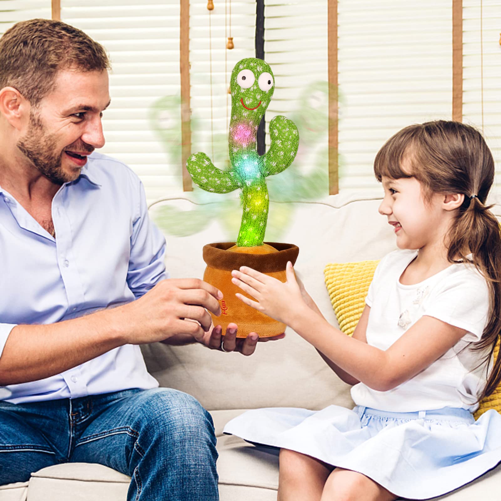 Foto 7 | Venta Internacional - Juguete Para Bebés Dancing Cactus Milegi Para 6 A 12 Meses Con Sound & Li