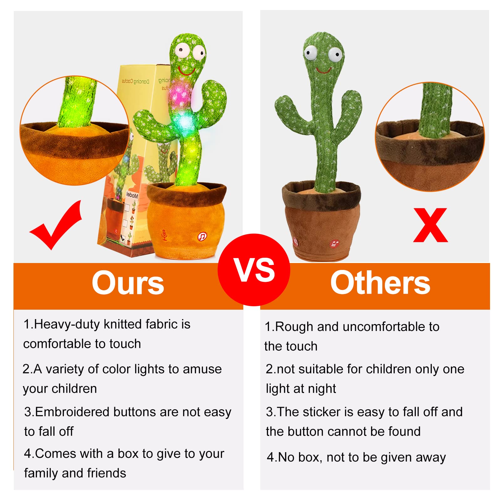 Foto 8 | Venta Internacional - Juguete Para Bebés Dancing Cactus Milegi Para 6 A 12 Meses Con Sound & Li