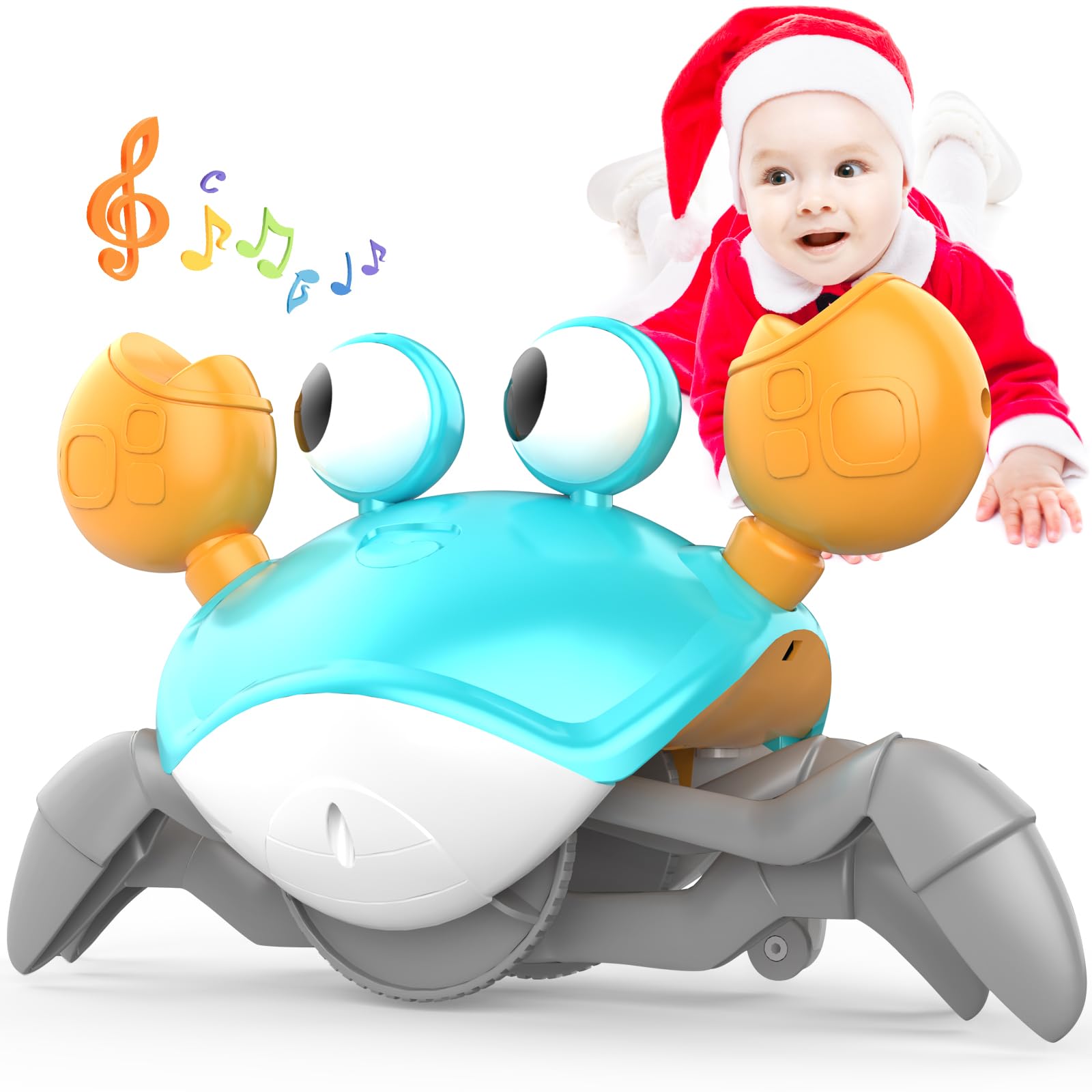 Foto 2 pulgar | Venta Internacional - Juguetes Para Bebés Tummy Time Toy Crawling Crab Yeaye, De 0 A 36 Meses