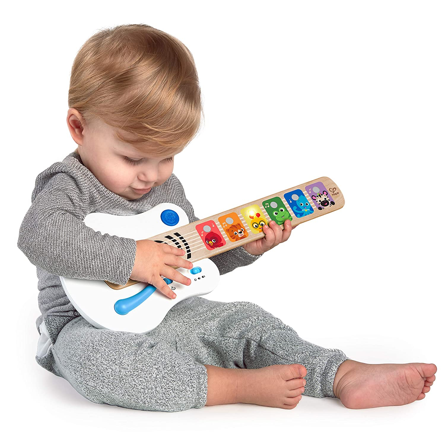 Foto 3 pulgar | Baby Einstein Strum Along Songs Magic Touch Musical Wooden Electronic Guitar Toy, 12 Months And Up - Venta Internaciona