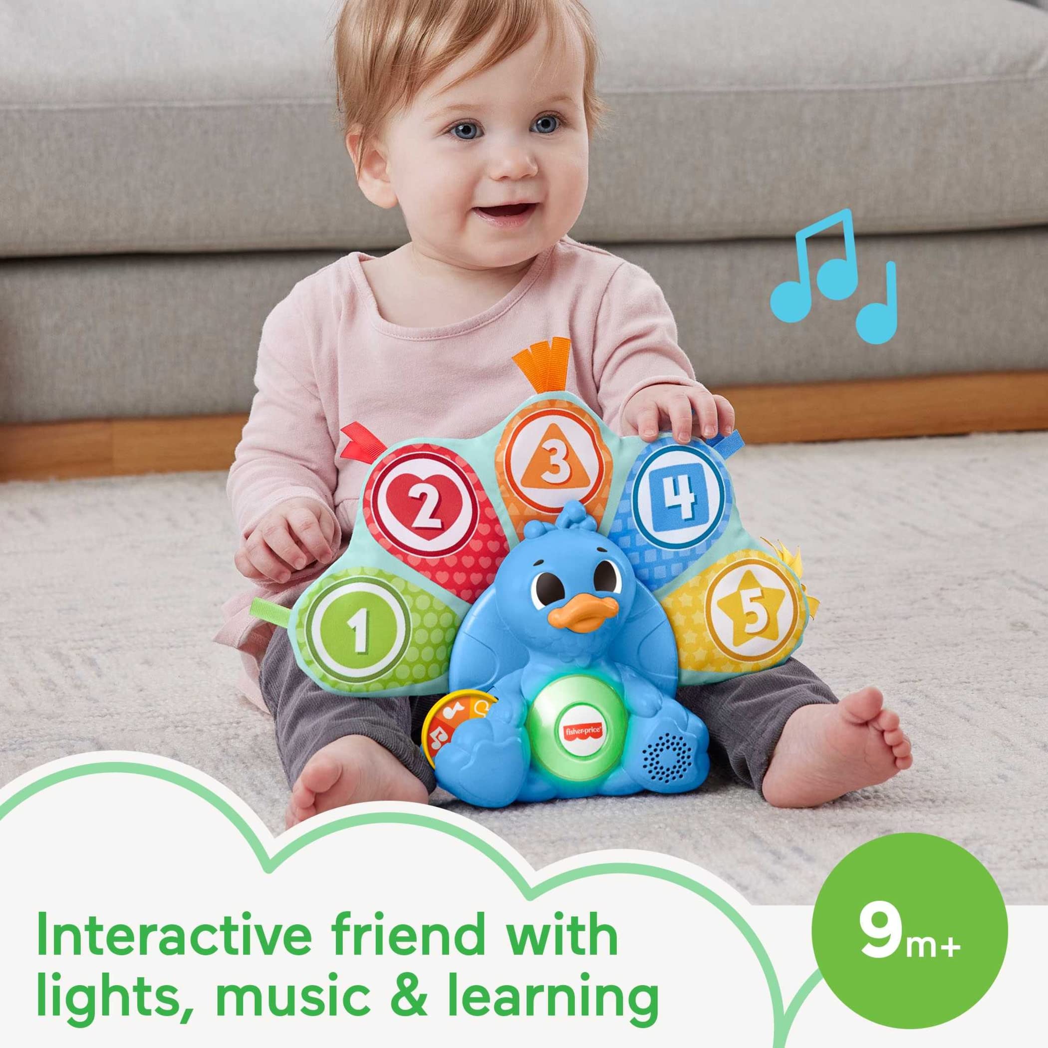 Foto 4 pulgar | Pavo Real Interactivo Toy Fisher Price con Luces y Sonidos -Venta Internacional