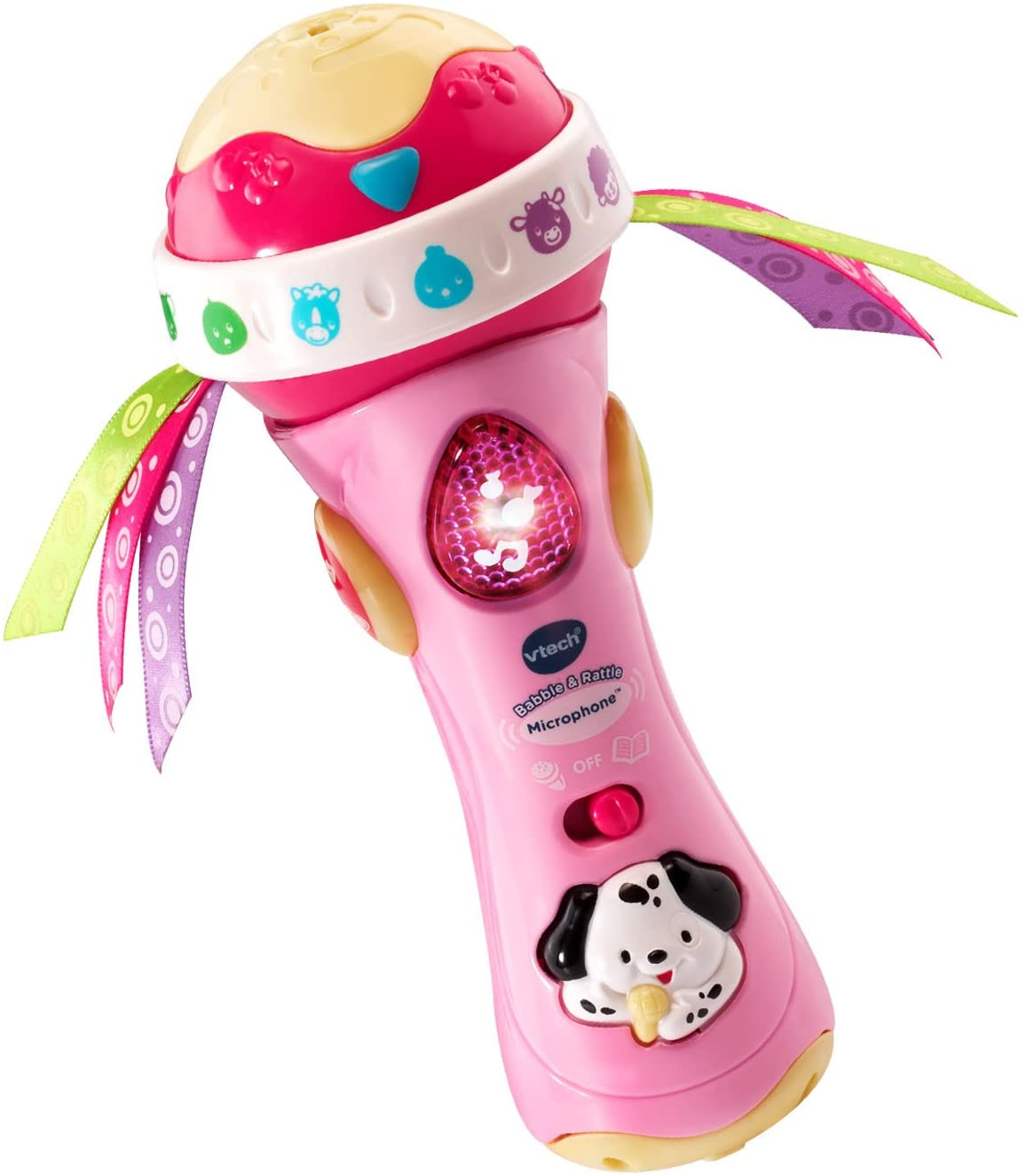 Micrófono Baby Babble Rattle - Vtech Pink - Venta Internacional.