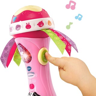 Foto 7 | Micrófono Baby Babble Rattle - Vtech Pink - Venta Internacional.