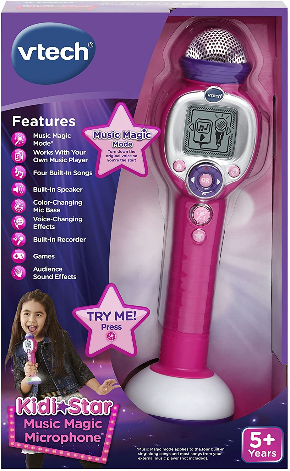 Foto 7 pulgar | Micrófono VTech Kidi Star Rosa - Venta Internacional