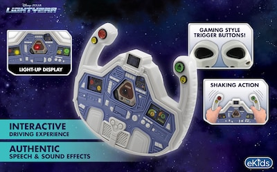 Foto 4 | Volante de Juguete Ekids Disney Pixar Lightyear para Niños - Venta Internacional