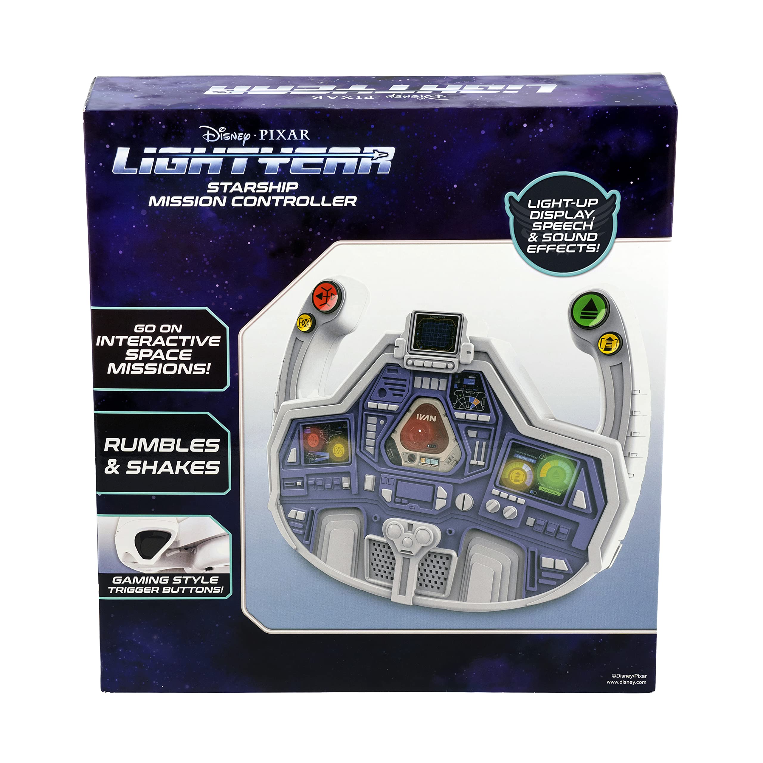 Foto 7 | Volante de Juguete Ekids Disney Pixar Lightyear para Niños - Venta Internacional