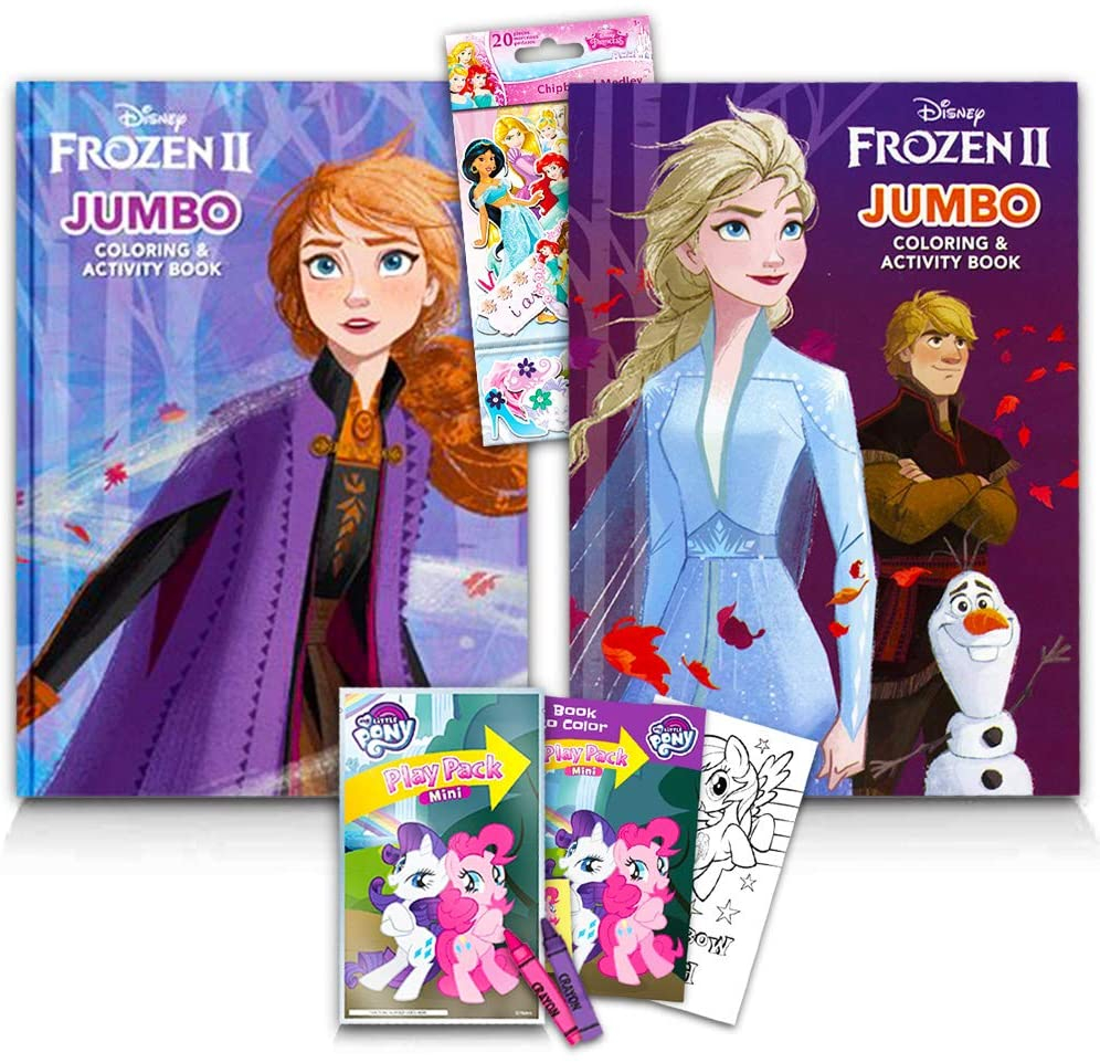 Foto 2 pulgar | Juego De Libros Para Colorear Frozen 2 De Disney Con Más De  - Venta Internacional.