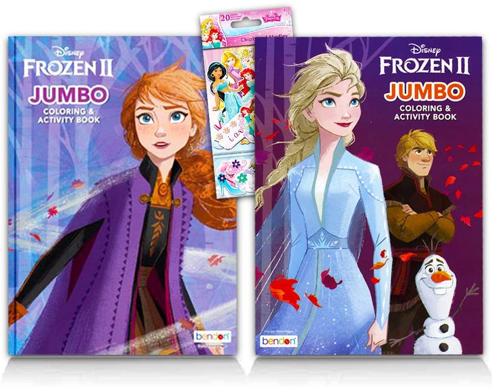 Foto 4 pulgar | Juego De Libros Para Colorear Frozen 2 De Disney Con Más De  - Venta Internacional.