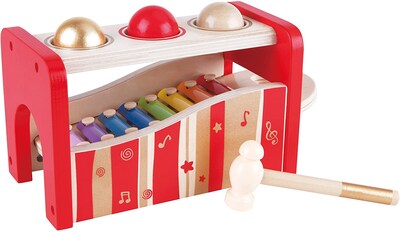 Foto 2 | Set de Música Hape Pound And Tap Bench 30 Aniversario - Venta Internacional