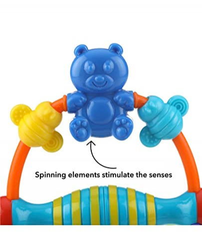 Foto 5 | Trona Nuby Silly Spinwheel Con Base De Ventosa, Juguete Inte - Venta Internacional.