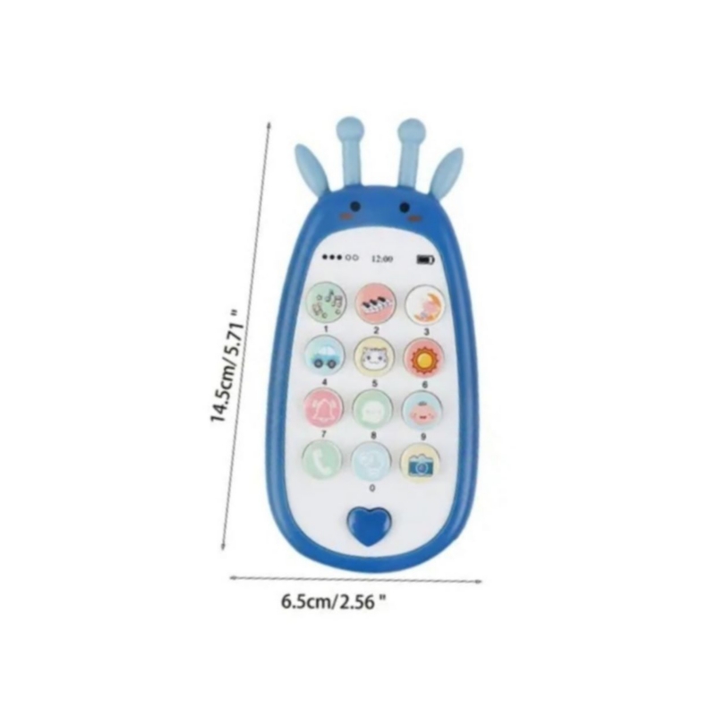 Foto 5 pulgar | Teléfono Celular De Juguete Musical Para Bebés Y Niños Con Luces - Venta Internacional.
