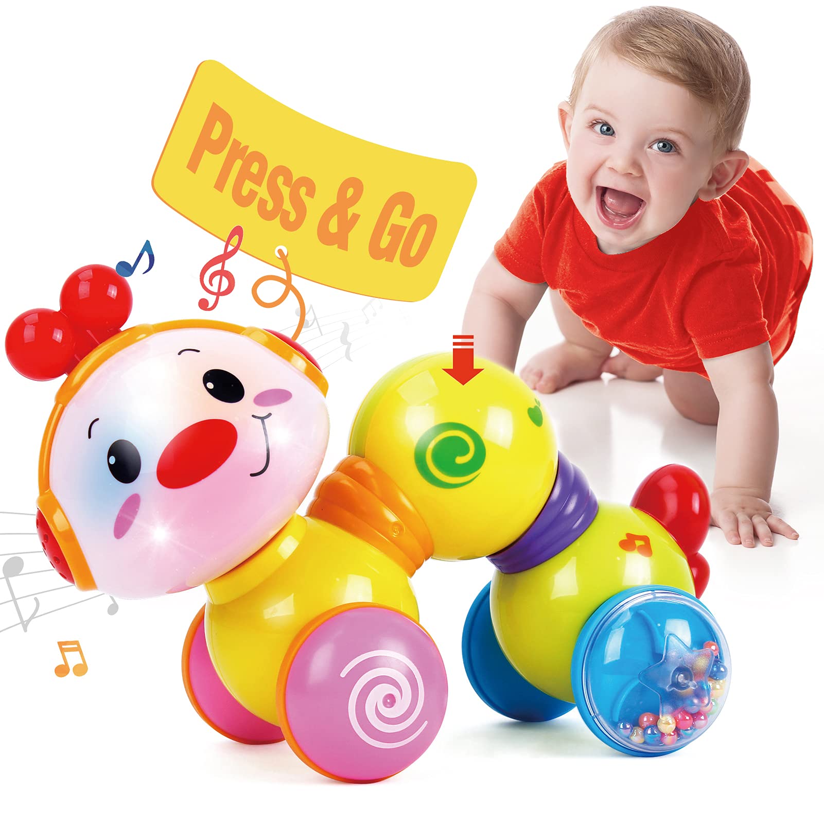 Foto 1 | Baby Toy Cubicfun Musical Light Up Press And Go de 6 A 12 Meses - Venta Internacional