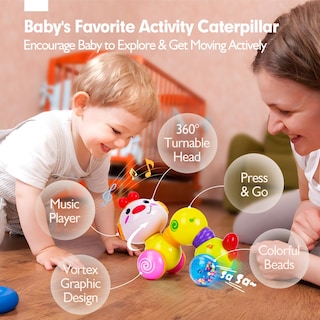 Foto 2 | Baby Toy Cubicfun Musical Light Up Press And Go de 6 A 12 Meses - Venta Internacional