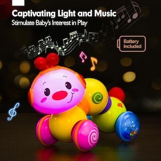 Foto 4 | Baby Toy Cubicfun Musical Light Up Press And Go de 6 A 12 Meses - Venta Internacional