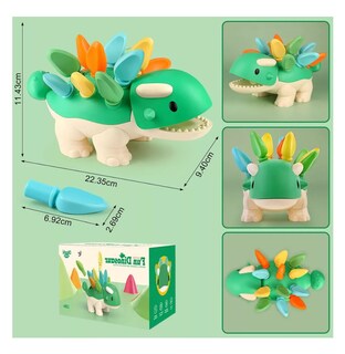 Foto 5 | Juguetes Dinosaurios Didácticos Montessori Verde Regalo para Niños