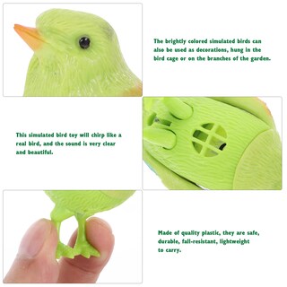 Foto 5 | Juguete de Pájaros Toyandona que Canta Realista 7 Piezas - Venta Internacional