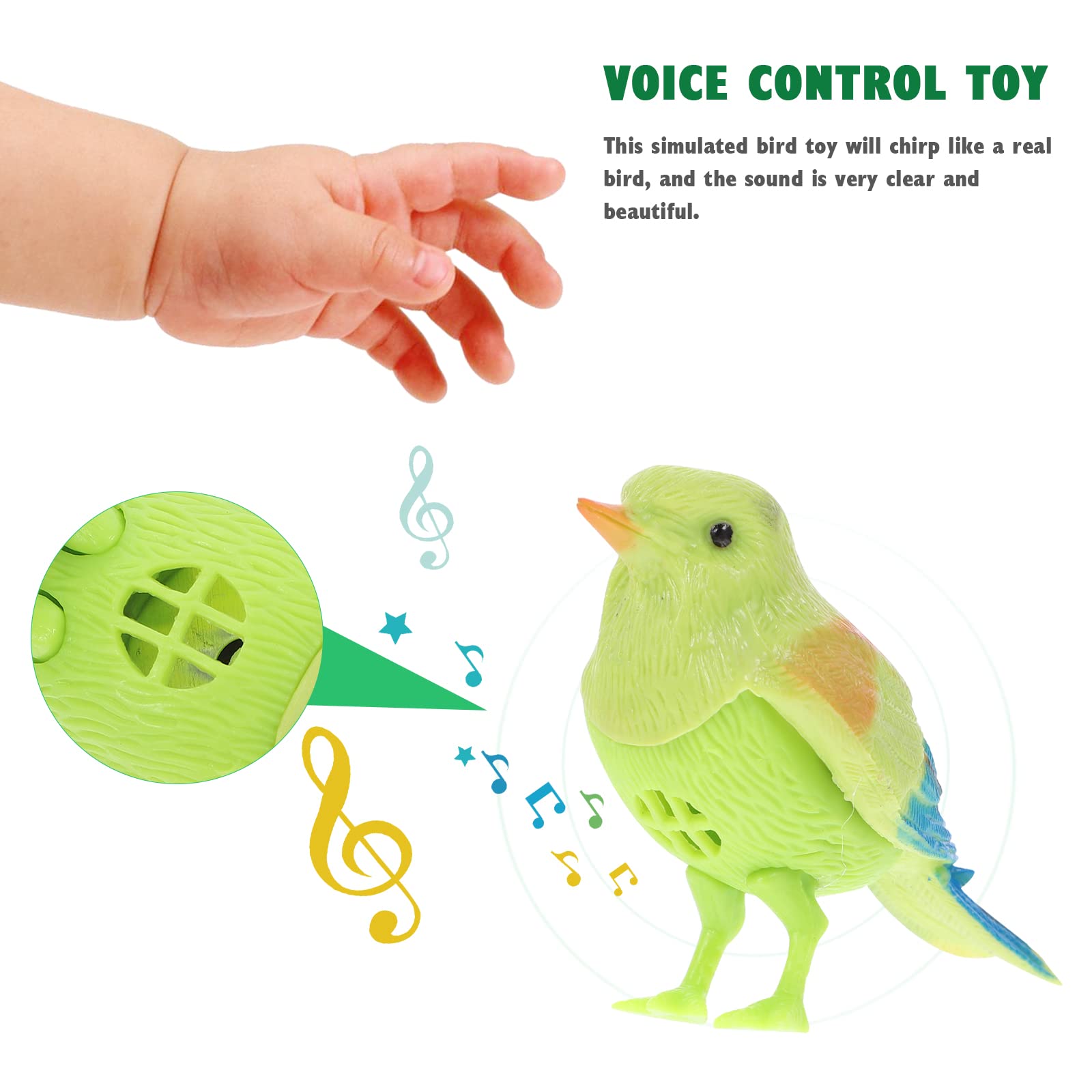 Foto 7 pulgar | Juguete de Pájaros Toyandona que Canta Realista 7 Piezas - Venta Internacional