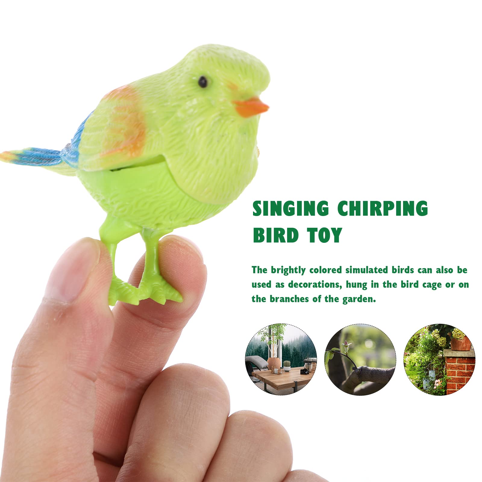 Foto 7 | Juguete de Pájaros Toyandona que Canta Realista 7 Piezas - Venta Internacional