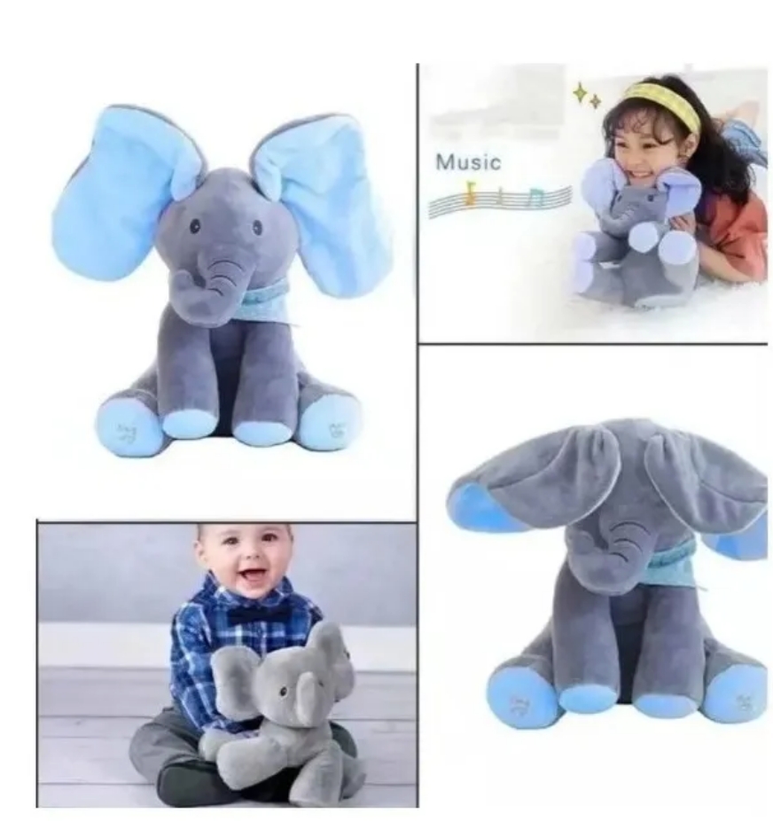 Foto 2 | Accesorio Musical Peek A Boo Elephant para Niños - Venta Internacional