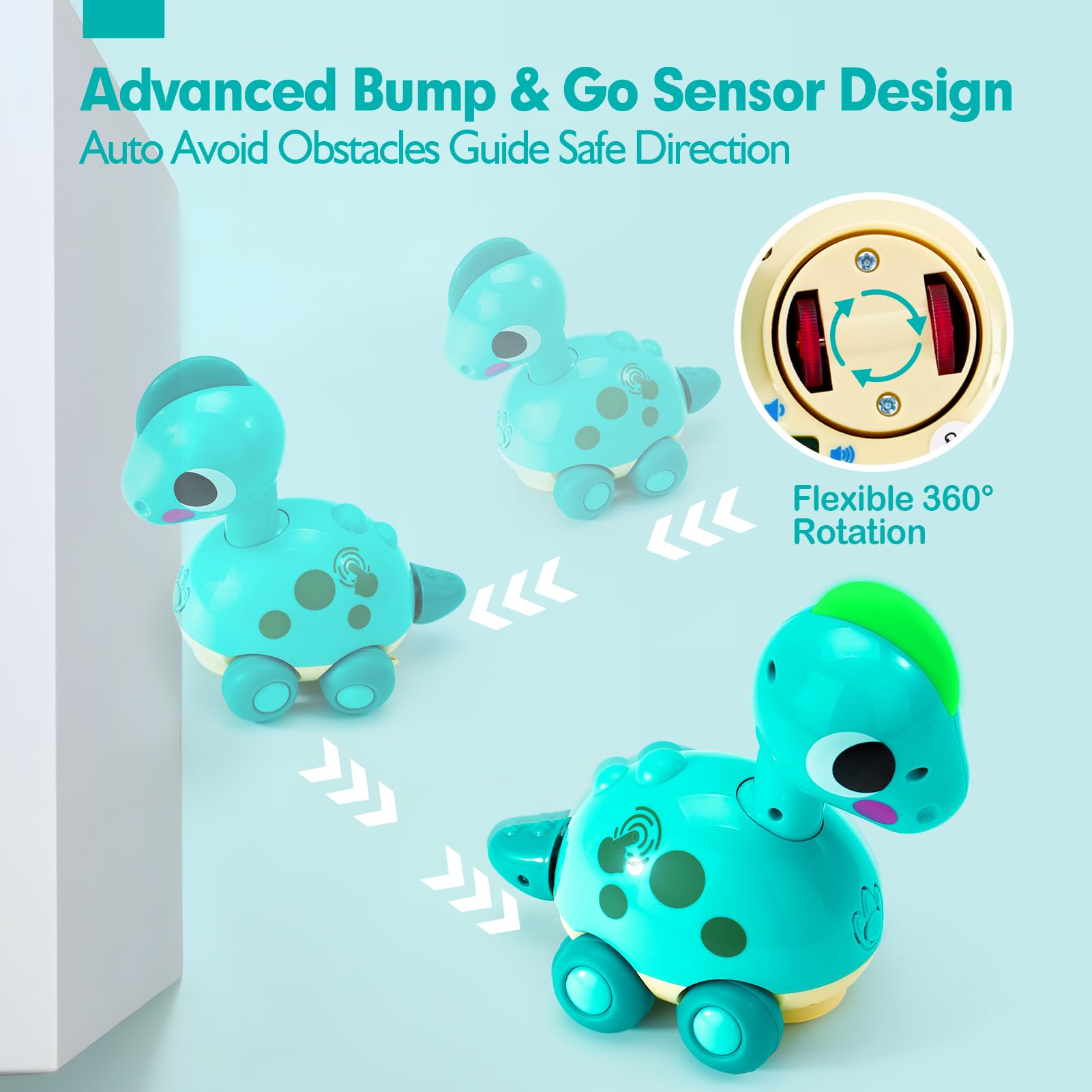 Foto 6 pulgar | Juguete Musical Cubicfun Touch & Go para Bebés de 6 a 18 Meses - Venta Internacional